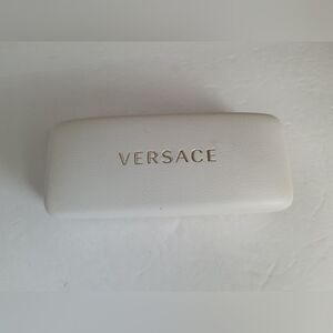 Versace White Eyeglasses Case